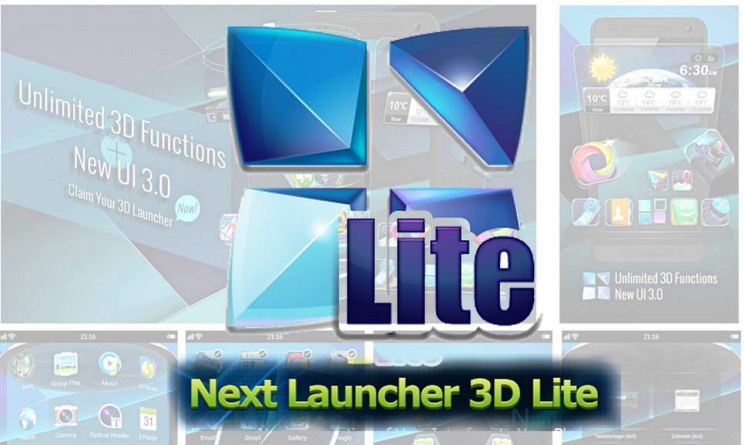 download next launcher 3d lite full version free